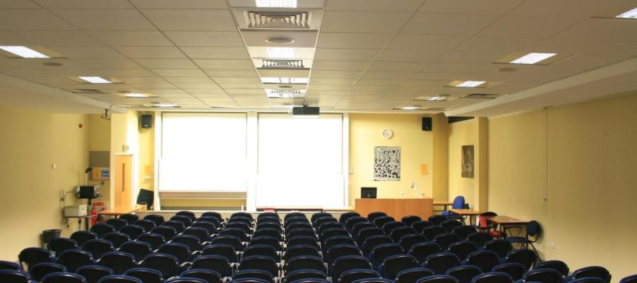 empty lecture hall