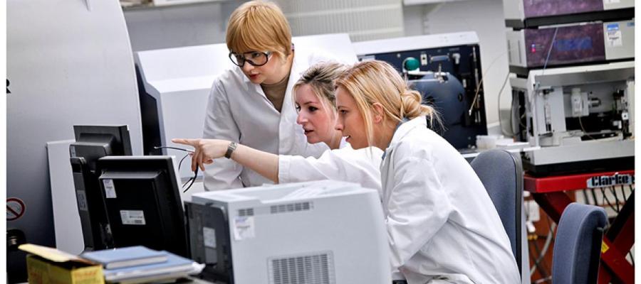 Staff in the laboratory