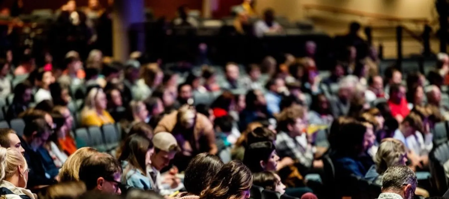 image of a seminar audience
