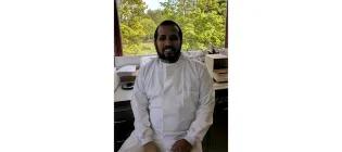 Dr. Morsaline Billah in a lab.