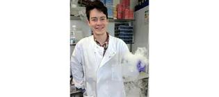 Headshot of Brendan Largley in the lab, smiling.