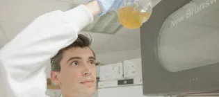 A fermentation process, similar to the one used in brewing beer, to accelerate the conversion from plastic waste into paracetamol