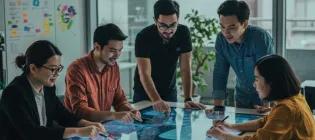 people in a working group