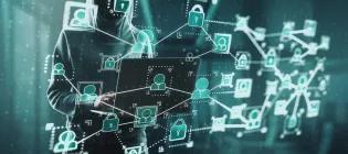 communication network graphic