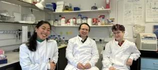 Photograph of the members of the Malaguti lab