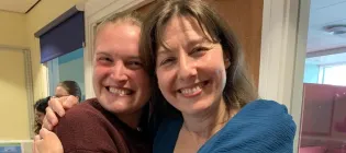 photo of Melanie Burger and Maddie Moule