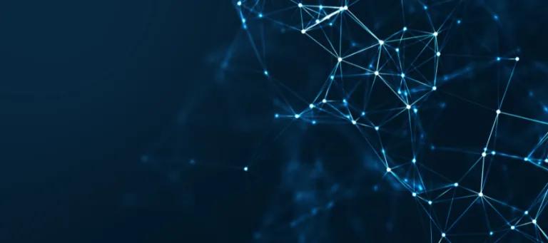 abstract network graphic