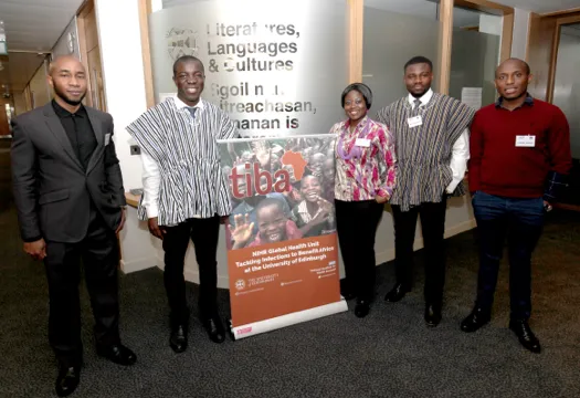 Photo of a group of 5 African scholars at the launch