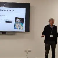 Image of Lyn presenting