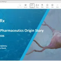 Screenshot of online TauRx presentation