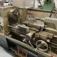 Photo of the Workshop's lathe