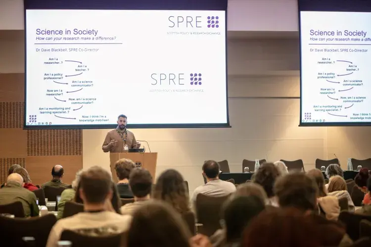 Image of Dave Blackbell presenting