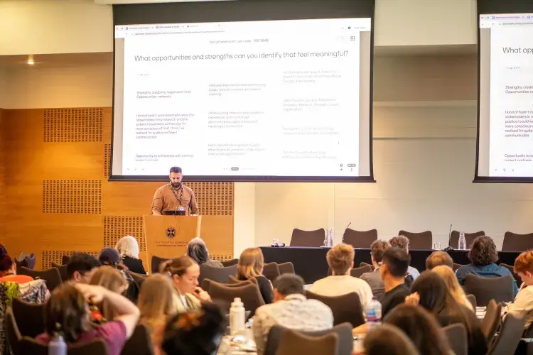 Image of Dave Blackbell presenting