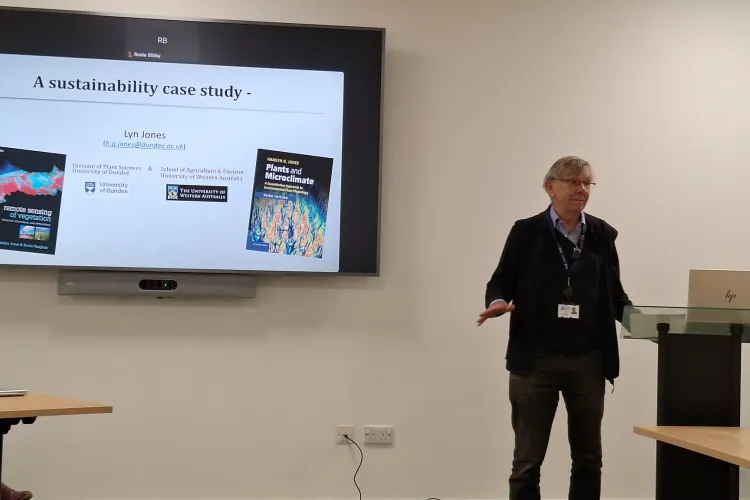 Image of Lyn presenting