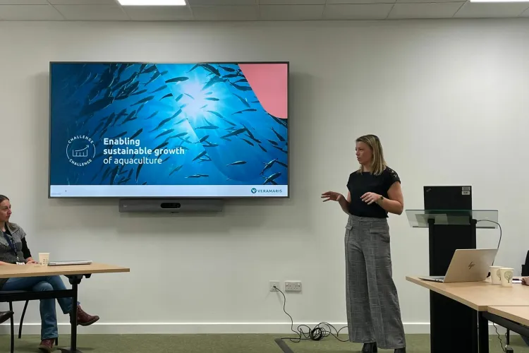 Image of Stephanie presenting