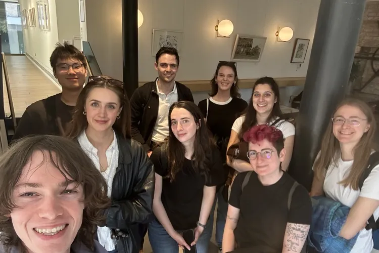 Selfie of the student group