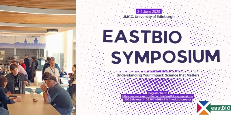Banner advertising EastBio Symposium 2025