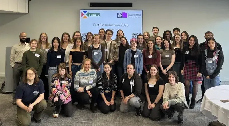 image of 2025 eastbio cohort at induction event