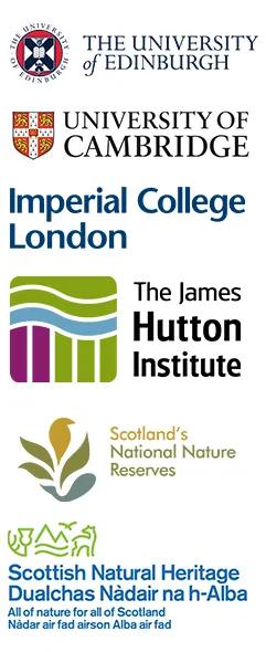 Participating institutions: the University of Edinburgh, University of Cambridge, Imperial College London, The James Hutton Institute, Scotland's National Nature Reserves and Scottish Natural Heritage.