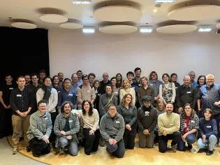 Group photo of delegates at non seed plant meeting