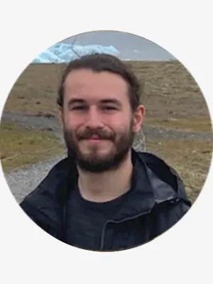 A young man with a beard