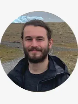 A young man with a beard