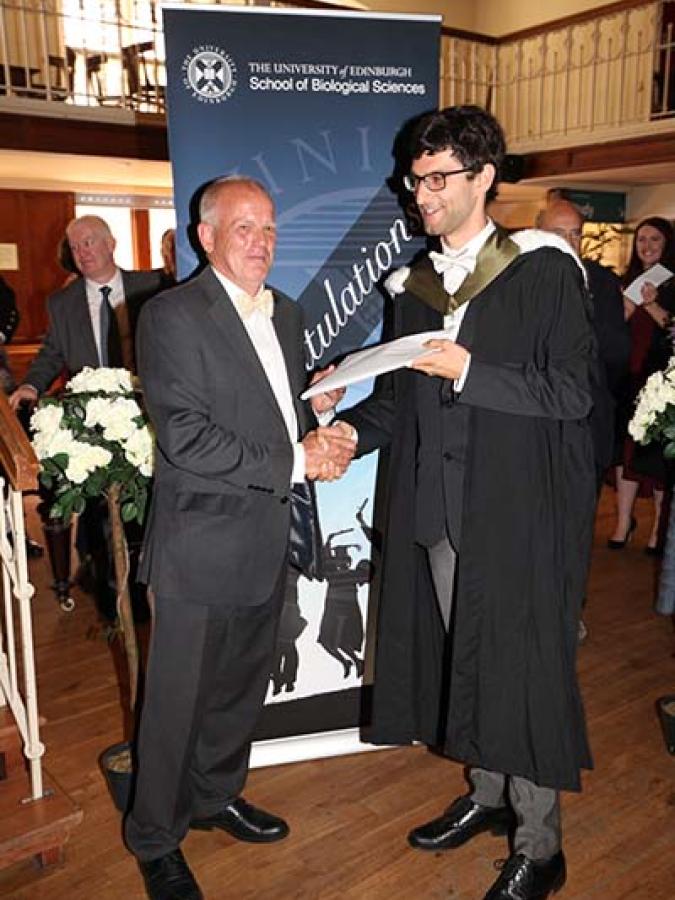 Hartung at 2018 Graduation
