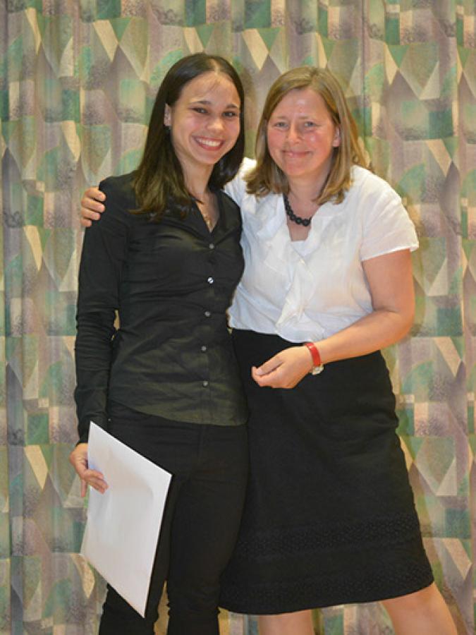 Stancheva at 2016 Graduation