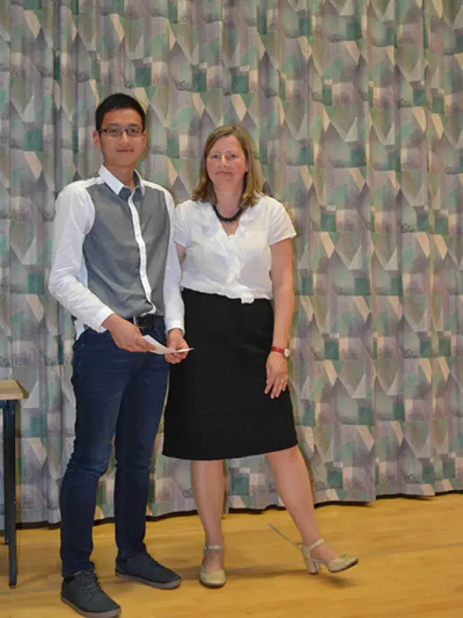 Huan at 2016 Graduation