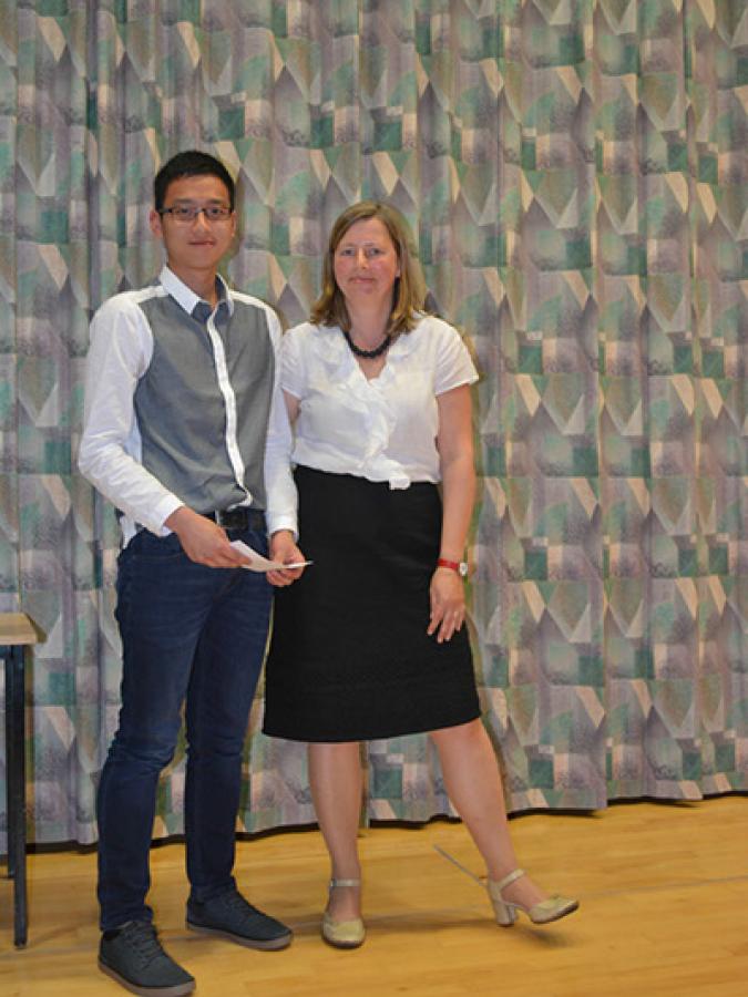 Huan at 2016 Graduation
