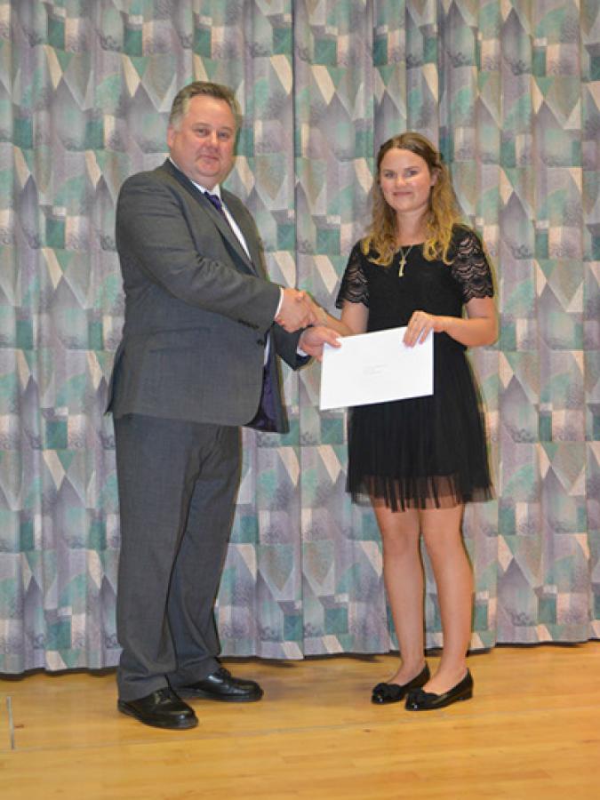 Macdonald at 2016 Graduation