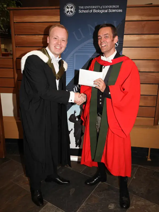 Weir at 2017 Graduation
