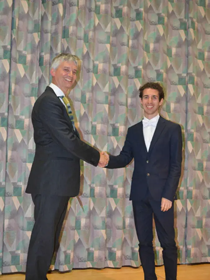 Paterlini at 2016 Graduation