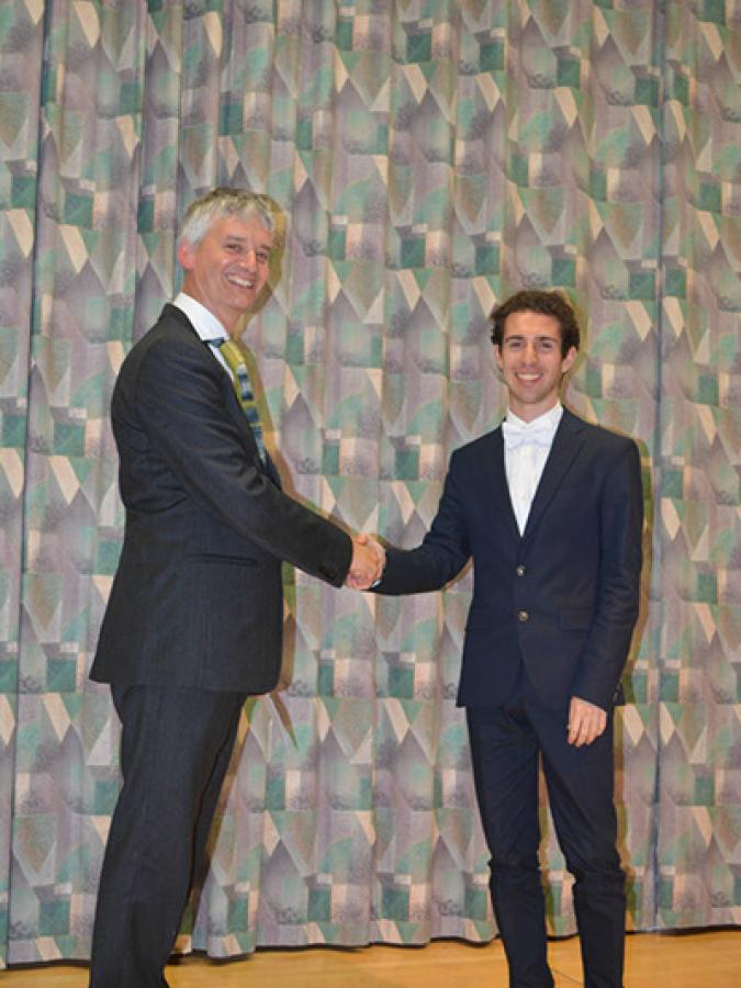Paterlini at 2016 Graduation