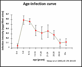 Age infection curve