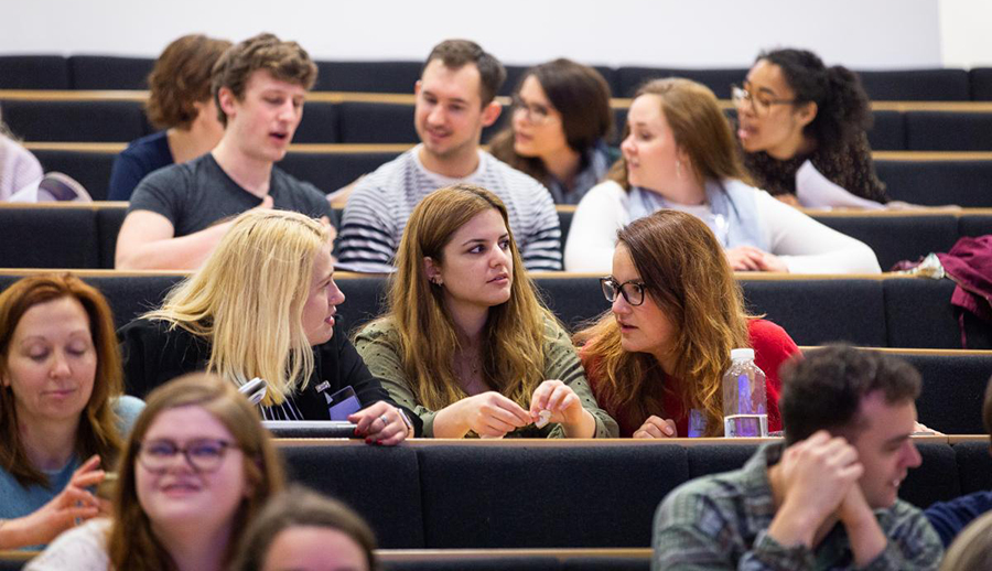 Photo of symposium audience members