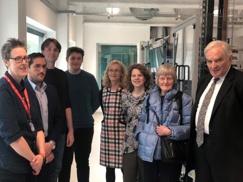 Image: Lord Henley (far right) and the Foundry directors and staff.