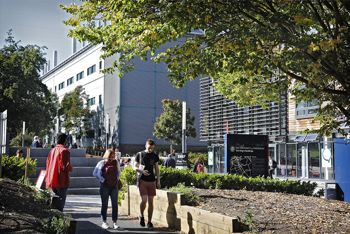 Visitors at King's Buildings