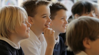 School pupils taking part in Life through a lens workshop