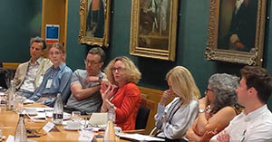 Photo from John Maddox Prize event with 6 people sat at a conference table