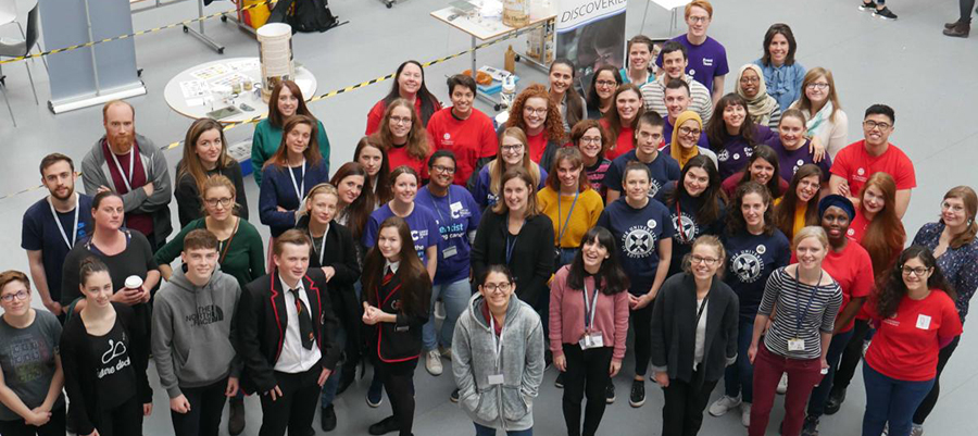 Group photo of Science festival team